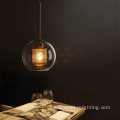 Vintage Chandelier Glass Pendant Lamp For Hotel Room